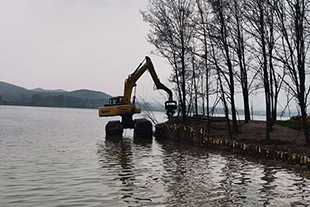 云竹湖堤岸护坡